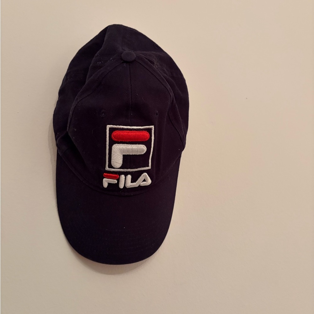 Fila Red and Black Cap with Logo - Picture 2 of 3